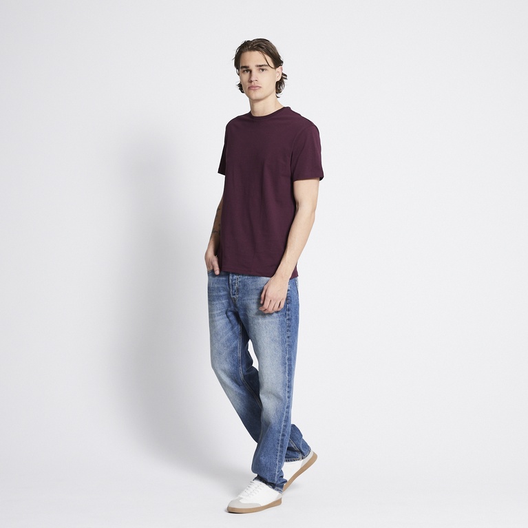 Basic tee "Marlon" Burgundy